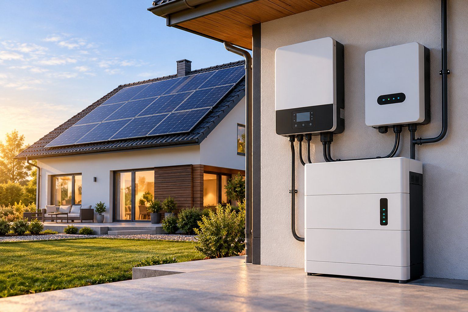 Hibridinis ar tinklinis inverteris kaupikliui: kuo skiriasi on-grid ir off-grid